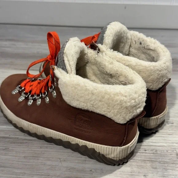 Sorrel Out N About Plus Conquest Women's Waterproof Brown Boots Sz 8.5 - Picture 5 of 10